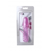 Розовая насадка с нежными шипами - 13,5 см. - Toyfa Basic - в Астрахани купить с доставкой