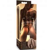 Коричневый мастубратор-вагина Nicole s Kitty - Blush Novelties - в Астрахани купить с доставкой
