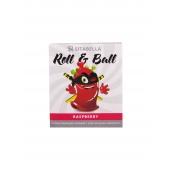 Стимулирующий презерватив-насадка Roll   Ball Raspberry - Sitabella - купить с доставкой в Астрахани