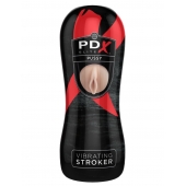 Мастурбатор-вагина Vibrating Pussy Stroker с вибрацией - Pipedream - в Астрахани купить с доставкой