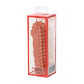Телесная насадка на фаллос с бугорками KOKOS Extreme Sleeve 10 - 15,8 см. - KOKOS - в Астрахани купить с доставкой