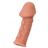 Насадка на фаллос с пузыриками, венками и ребристостью KOKOS Extreme Sleeve 09 - 12,7 см. - KOKOS - в Астрахани купить с доставкой