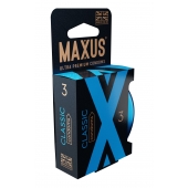 Классические презервативы в железном кейсе MAXUS Classic - 3 шт. - Maxus - купить с доставкой в Астрахани