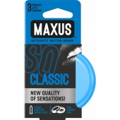 Классические презервативы в железном кейсе MAXUS Classic - 3 шт. - Maxus - купить с доставкой в Астрахани