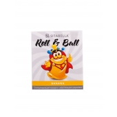 Стимулирующий презерватив-насадка Roll   Ball Banana - Sitabella - купить с доставкой в Астрахани