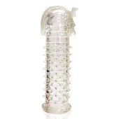 Закрытая прозрачная насадка на пенис Crystal Sleeve Faraon - 13,5 см. - Erowoman-Eroman - в Астрахани купить с доставкой