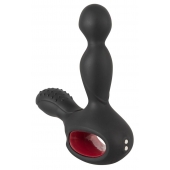 Черный вибромассажер простаты с нагревом и ротацией Prostate Plug - 14,5 см. - Orion - в Астрахани купить с доставкой