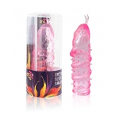 Закрытая рельефная насадка Crystal sleeve snakes в виде змеи с усиками - 14 см. - Erowoman-Eroman - в Астрахани купить с доставкой