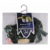 Черный пояс-трусики с двумя насадками Soft-Dolli - 16,5 и 10,5 см. - LOVETOY (А-Полимер) - купить с доставкой в Астрахани