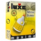 Презерватив LUXE Maxima  Желтый дьявол  - 1 шт. - Luxe - купить с доставкой в Астрахани