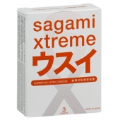 Ультратонкие презервативы Sagami Xtreme SUPERTHIN - 3 шт. - Sagami - купить с доставкой в Астрахани