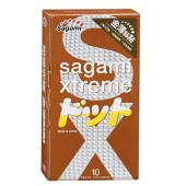 Презервативы Sagami Xtreme FEEL UP с точечной текстурой и линиями прилегания - 10 шт. - Sagami - купить с доставкой в Астрахани