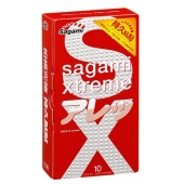 Утолщенные презервативы Sagami Xtreme Feel Long с точками - 10 шт. - Sagami - купить с доставкой в Астрахани
