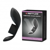 Черное кольцо на пенис с вибрацией Vibration Penis Sleeve - Baile - в Астрахани купить с доставкой