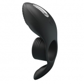Черное кольцо на пенис с вибрацией Vibration Penis Sleeve - Baile - в Астрахани купить с доставкой