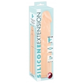 Телесная насадка-удлинитель Silicone Extension - 19 см. - Orion - в Астрахани купить с доставкой
