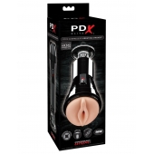 Телесный вибромастурбатор-вагина Cock Compressor Vibrating Stroker - Pipedream - в Астрахани купить с доставкой