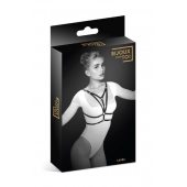 Черная упряжь на грудь Laura - Bijoux Pour Toi - купить с доставкой в Астрахани