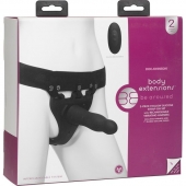 Черный полый вибрострапон Body Extensions BE Aroused - 17,78 см. - Doc Johnson - купить с доставкой в Астрахани