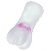 Прозрачный реалистичный мастурбатор Juicy Pussy Crystal Rose - ToyFa - в Астрахани купить с доставкой