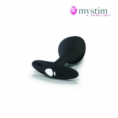 Черная пробка Mystim Rocking Vibe S с возможностью подключения к электростимулятору - 9,7 см. - MyStim - купить с доставкой в Астрахани