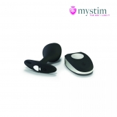 Черная пробка Mystim Rocking Vibe S с возможностью подключения к электростимулятору - 9,7 см. - MyStim - купить с доставкой в Астрахани