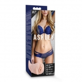 Телесный мастурбатор-вагина с вибропулей Ashley - Blush Novelties - в Астрахани купить с доставкой