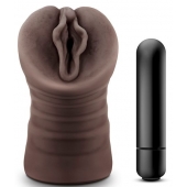 Коричневый мастурбатор-вагина Alexis - Blush Novelties - в Астрахани купить с доставкой