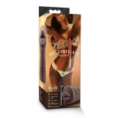 Коричневый мастурбатор-ротик Heather - Blush Novelties - в Астрахани купить с доставкой