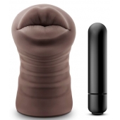 Коричневый мастурбатор-ротик Renee - Blush Novelties - в Астрахани купить с доставкой