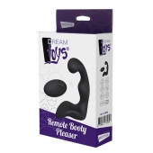 Черный вибромассажер простаты REMOTE BOOTY PLEASER - Dream Toys - в Астрахани купить с доставкой