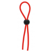 Красное эрекционное лассо с одной бусиной-утяжкой STRETCHY THIN LASSO - Dream Toys - в Астрахани купить с доставкой