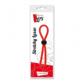 Красное эрекционное лассо с одной бусинкой-утяжкой STRETCHY THICK LASSO - Dream Toys - в Астрахани купить с доставкой