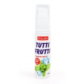 Гель-смазка Tutti-frutti со вкусом сладкой мяты - 30 гр. - Биоритм - купить с доставкой в Астрахани