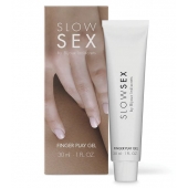 Гель для мастурбации с ароматом кокоса Slow Sex Finger Play Gel - 30 мл. - Bijoux Indiscrets - купить с доставкой в Астрахани