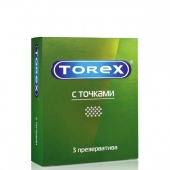 Текстурированные презервативы Torex  С точками  - 3 шт. - Torex - купить с доставкой в Астрахани