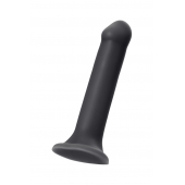 Черный фаллос на присоске Silicone Bendable Dildo XL - 20 см. - Strap-on-me - купить с доставкой в Астрахани