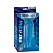 Синяя вакуумная помпа MENZSTUFF PENIS ENLARGER - Dream Toys - в Астрахани купить с доставкой