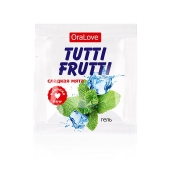 Пробник гель-смазки Tutti-frutti со вкусом мяты - 4 гр. - Биоритм - купить с доставкой в Астрахани