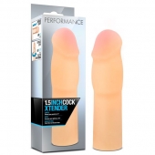 Телесная насадка-удлинитель на пенис PERFORMANCE 1.5INCH COCK XTENDER - 16 см. - Blush Novelties - в Астрахани купить с доставкой