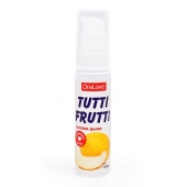 Гель-смазка Tutti-frutti со вкусом сочной дыни - 30 гр. - Биоритм - купить с доставкой в Астрахани