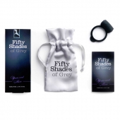 Темно-серое эрекционное кольцо Vibrating Love Ring с вибрацией - Fifty Shades of Grey - в Астрахани купить с доставкой