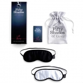 Набор из двух масок на глаза Soft Blindfold Twin Pack - Fifty Shades of Grey - купить с доставкой в Астрахани