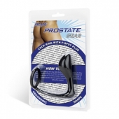 Стимулятор простаты с фиксацией эрекционным кольцом Prostate Gear - BlueLine - в Астрахани купить с доставкой