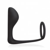 Стимулятор простаты с фиксацией эрекционным кольцом Prostate Gear - BlueLine - в Астрахани купить с доставкой
