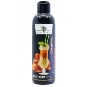 Интимный гель-смазка JUICY FRUIT с ароматом солёной карамели - 200 мл. - БиоМед - купить с доставкой в Астрахани