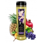 Массажное масло Libido Exotic Fruits с ароматом экзотических фруктов - 240 мл. - Shunga - купить с доставкой в Астрахани