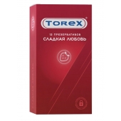 Презервативы Torex  Сладкая любовь  с ароматом клубники - 12 шт. - Torex - купить с доставкой в Астрахани