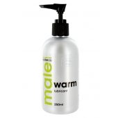 Лубрикант с согревающим эффектом MALE Cobeco Warm Lubricant - 250 мл. - Cobeco - купить с доставкой в Астрахани