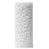 Белый 3D мастурбатор PILE - Tenga - в Астрахани купить с доставкой